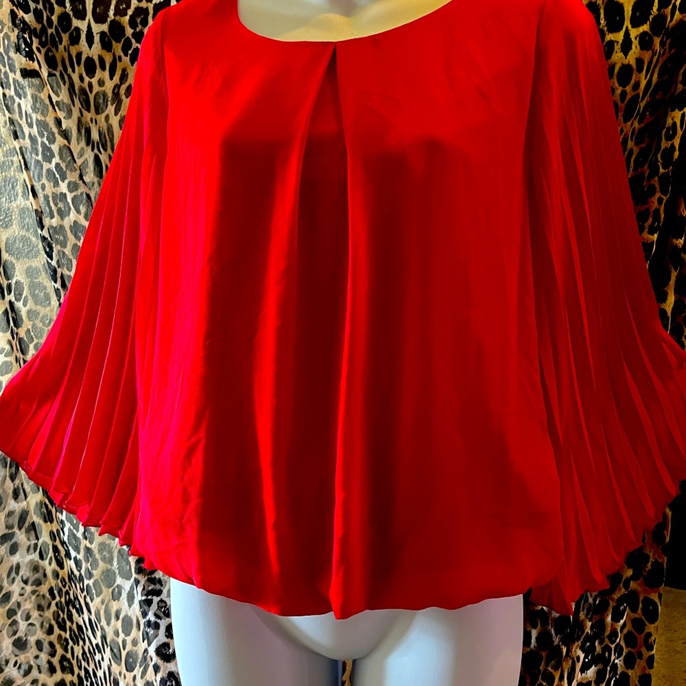 Red blouse